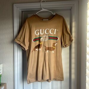 Gucci Dog T shirt Size L
